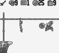 une photo d'Ã©cran de The Pagemaster sur Nintendo Game Boy
